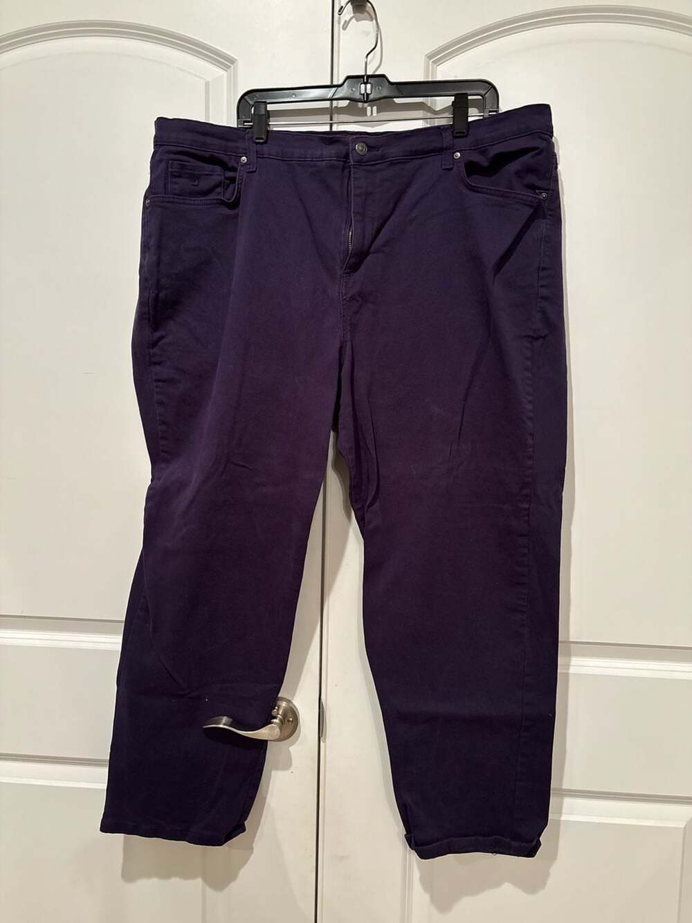 Gloria Vanderbilt Jeans Size 24W Purple Denim Pants